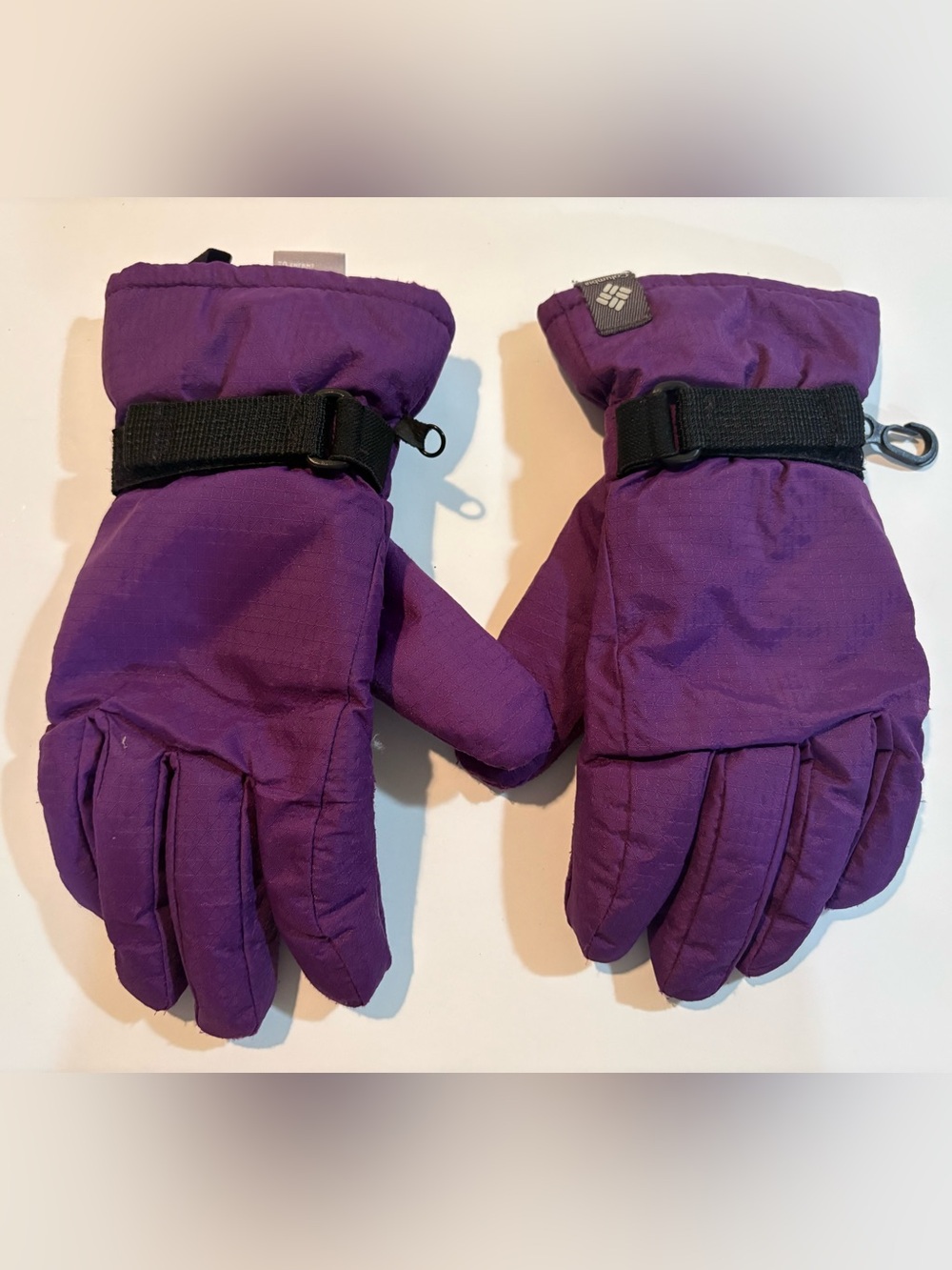 Youth Columbia Purple Quilted Glove with Logo Tab | Size XL |
